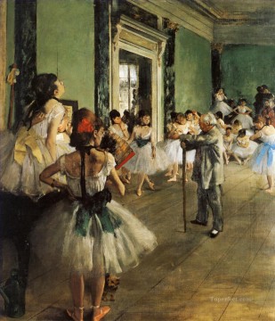 clase de baile Impresionismo bailarín de ballet Edgar Degas Pinturas al óleo